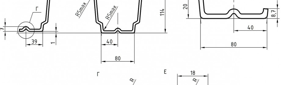 Профнастил Н-114 