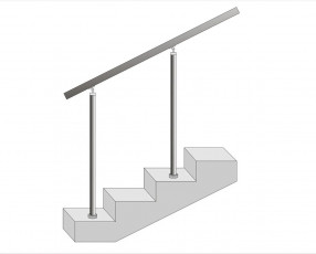 Ограждение лестничное стойка в 1 ступень
